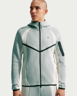 Nike Tech Men's Color-Block Full-Zip Fleece Windrunner Jacket